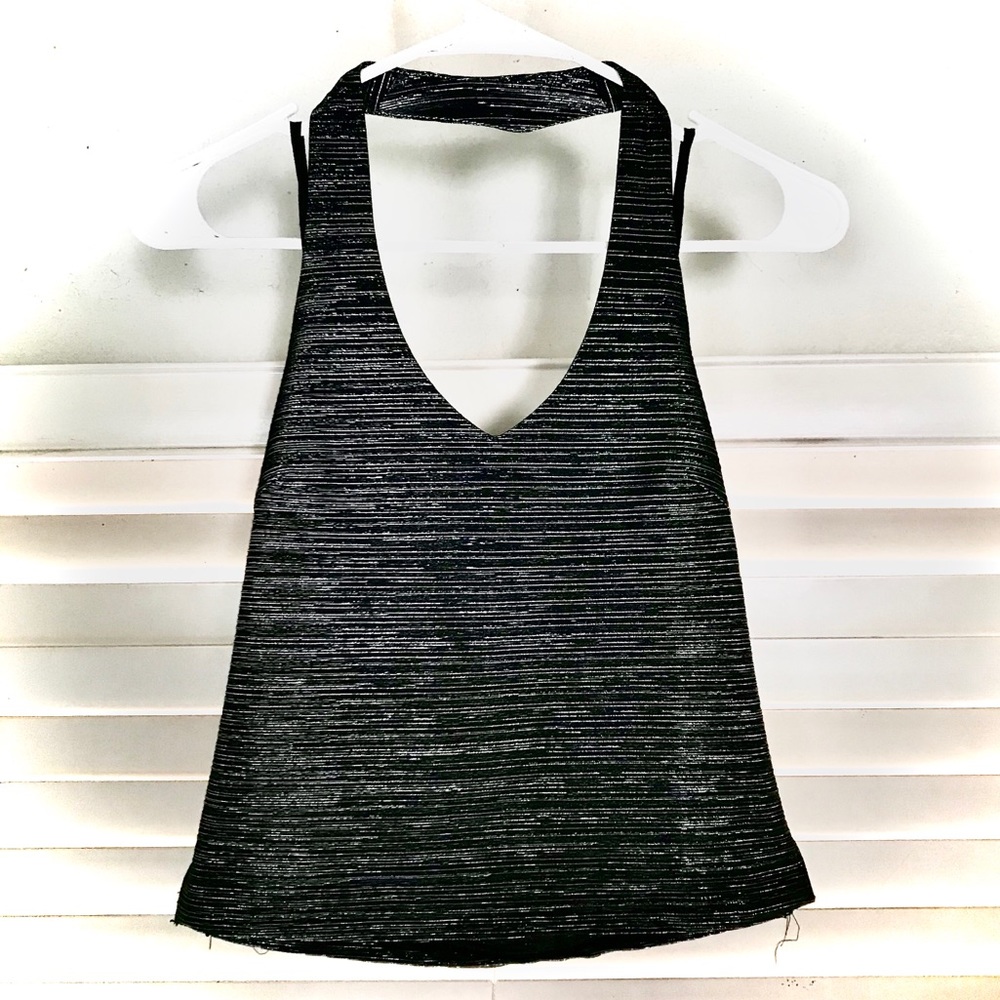 Silver and Black, Around the Neck, Top